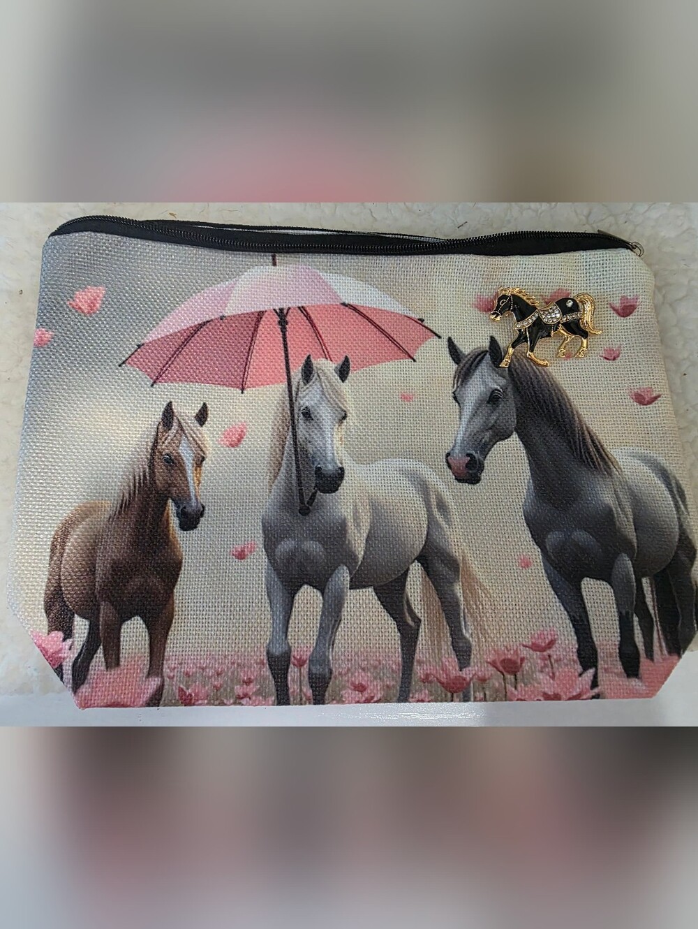 2 Piece Pouch and Brooch Combo